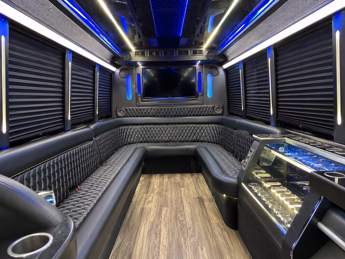 san bernardino corporate retreat shuttle bus rentals